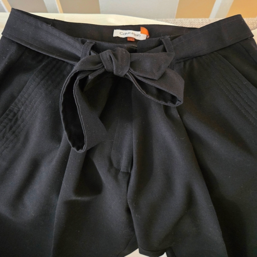 ♡ Calvin Klein black women's trousers